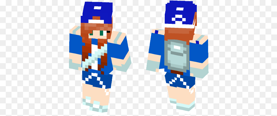 Download Pokemon Trainer Minecraft Skin For Cartoon, Person Free Png