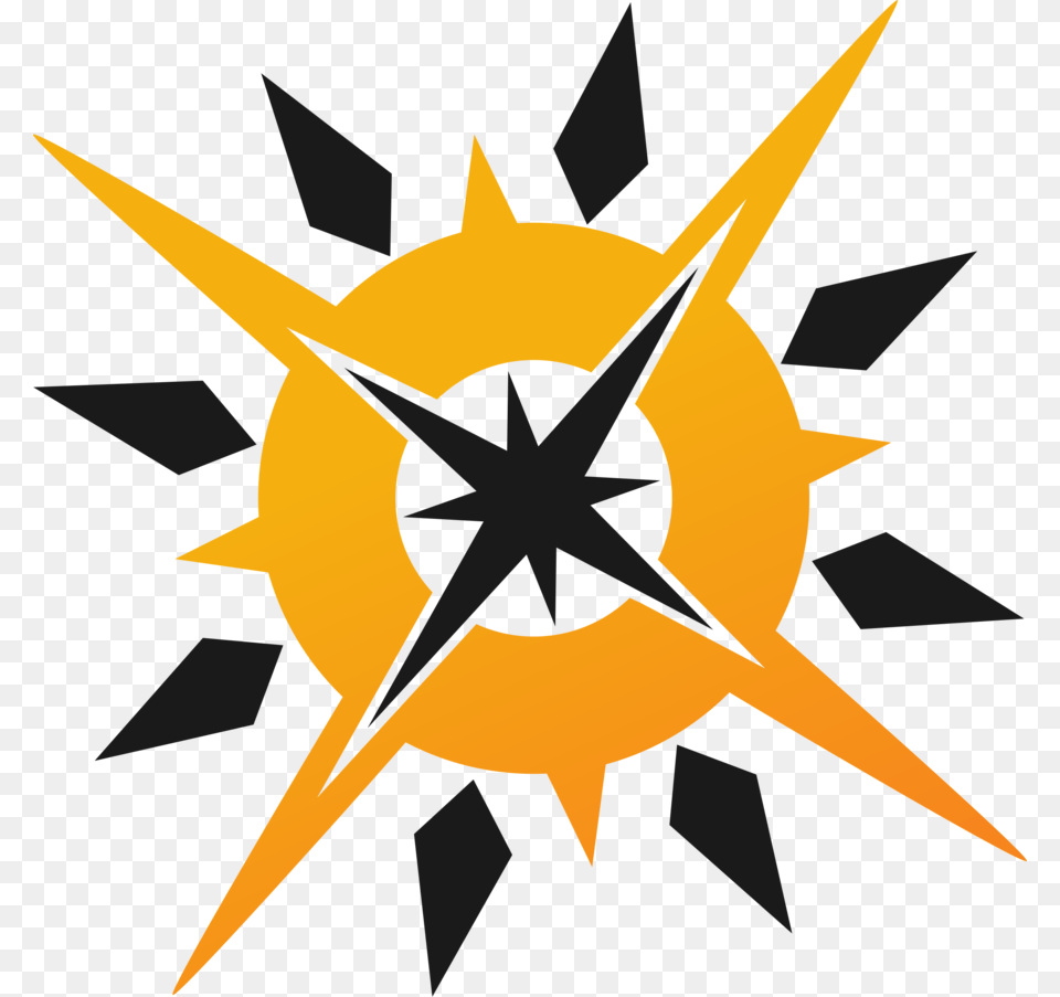 Download Pokemon Ultra Sun Logo Pokemon Ultra Sun Symbol, Star Symbol, Animal, Fish, Sea Life Free Png