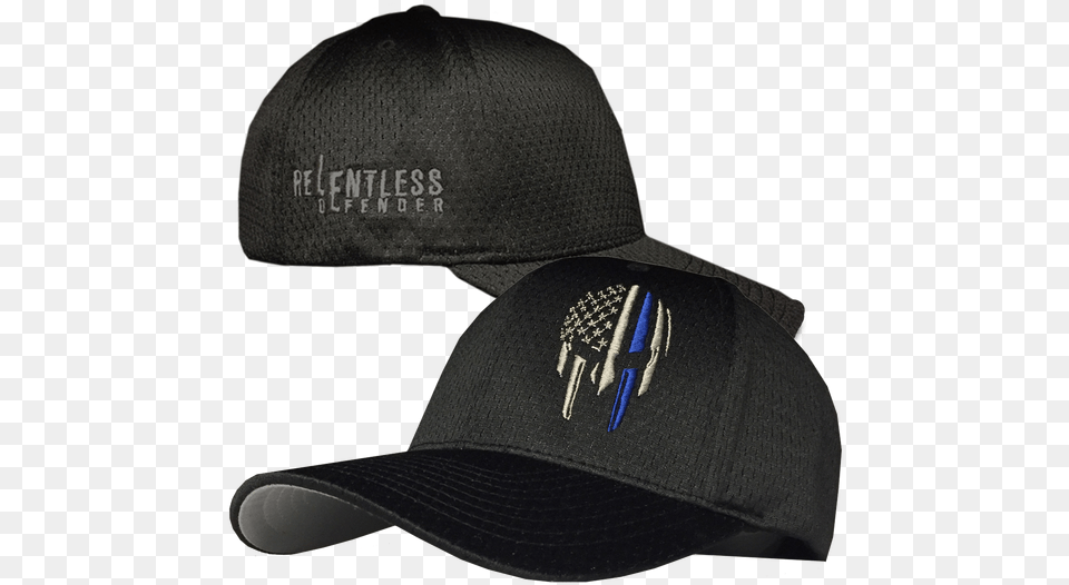 Download Police Hat Thin Blue Line Gladiator Baseball Cap, Baseball Cap, Clothing Free Png