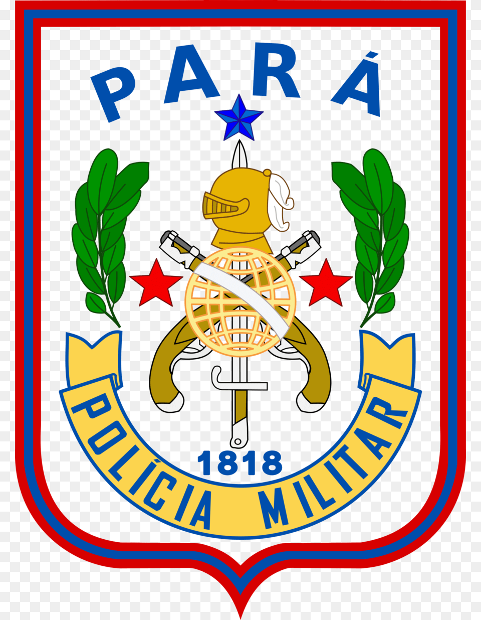 Download Policia Militar Do Clipart Military Police, Emblem, Symbol, Logo, Badge Free Png