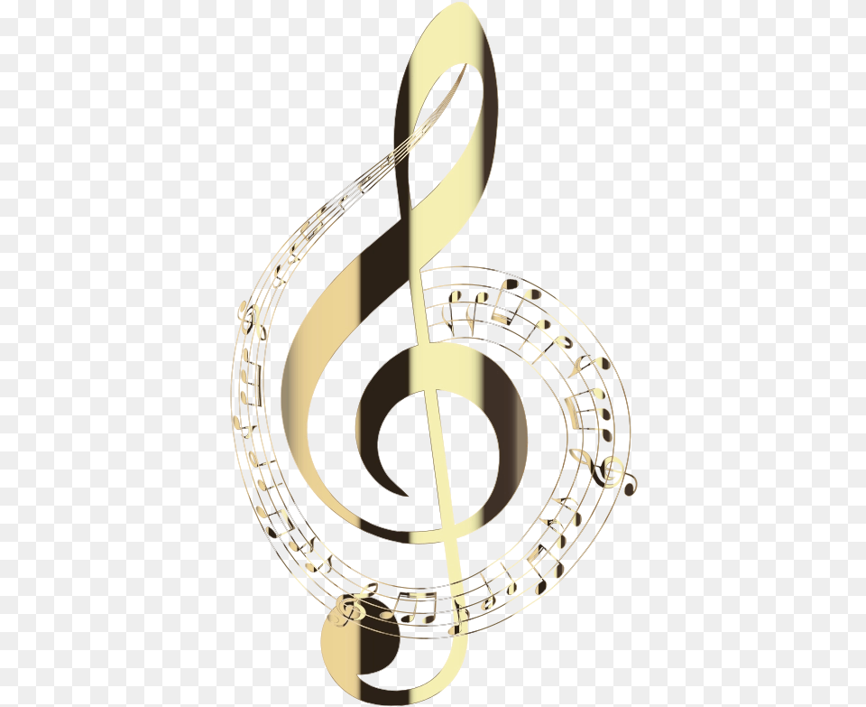 Download Polished Brass Musical Notes Typography No Clear Background Music Notation, Festival, Hanukkah Menorah, Sundial, Text Free Transparent Png