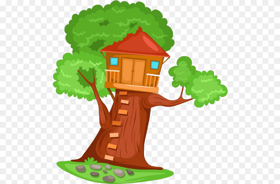 Download Portable House Tree Graphics Responsive Cartoon Treehouse, Architecture, Building, Cabin, Housing Free Transparent Png
