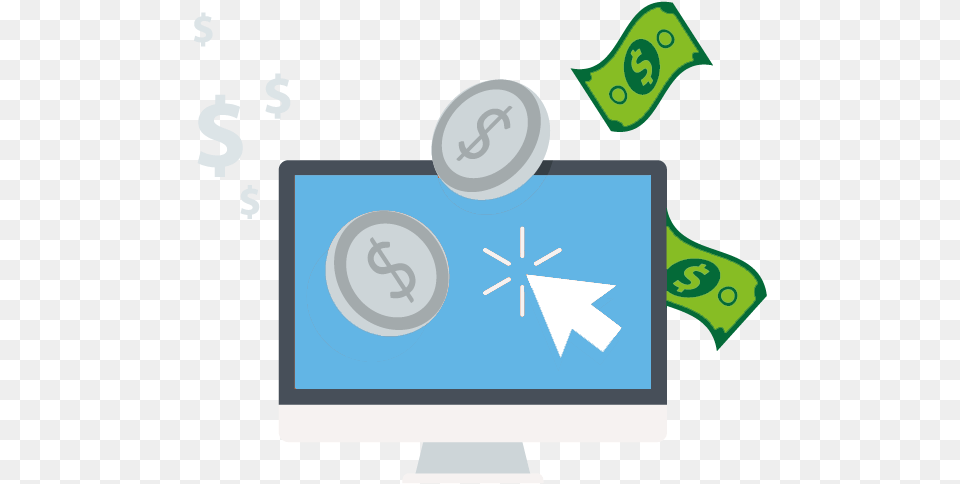 Download Portable Pay Perclick Marketing Strategy Revenue Sharing Logo, Computer, Electronics, Pc, Computer Hardware Png Image