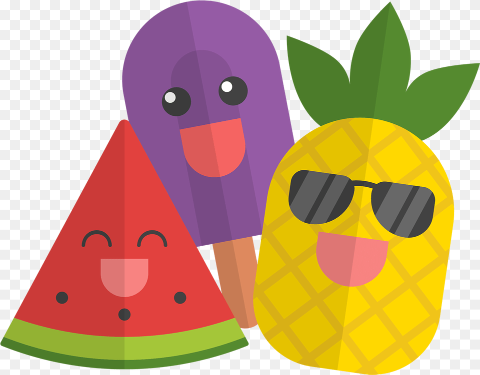 Download Portable Pineapple Anguria Illustration Graphics Illustration, Food, Fruit, Plant, Produce Free Transparent Png