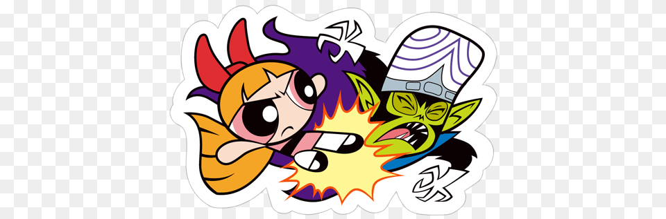 Download Powerpuff Viber Sticker, Book, Comics, Publication, Art Png Image