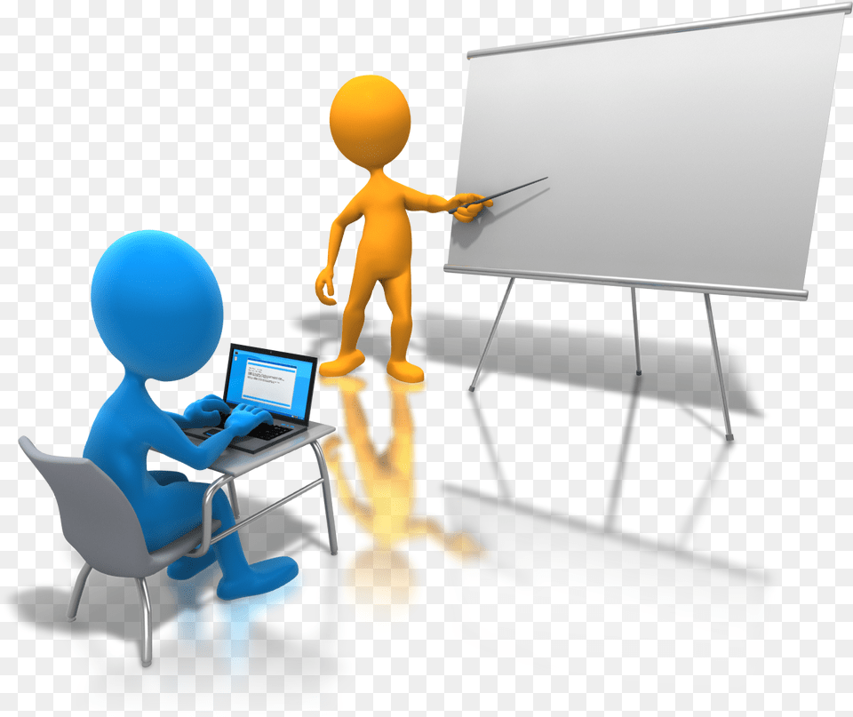 Presentation Listening To A Presentation, White Board, Screen, Electronics, Scissors Free Png Download