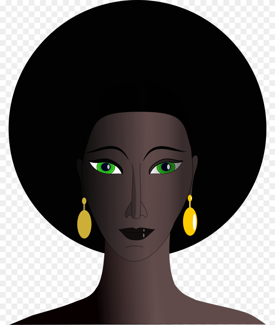 Download Pretty Black Woman Clipart Clip Art Clipart Download, Accessories, Jewelry, Earring, Person Free Png