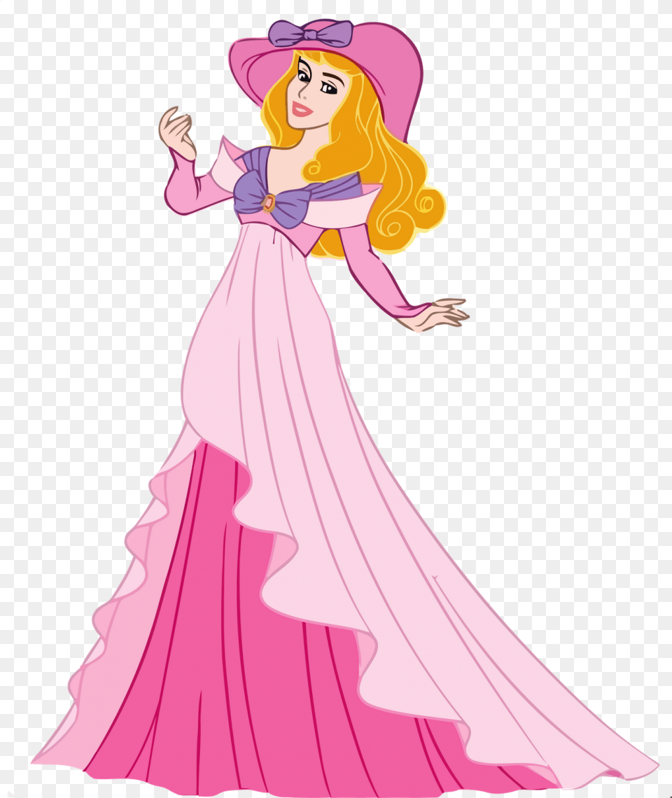 Download Princess Aurora File For Disney Princess Aurora And Prince Philip, Clothing, Dress, Formal Wear, Adult Free Transparent Png