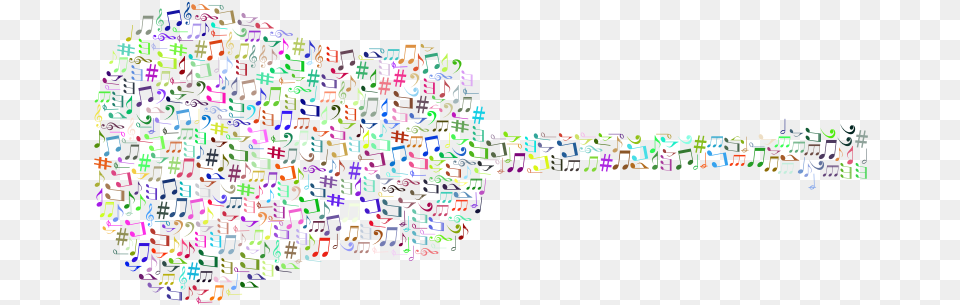 Download Prismatic Musical Notes Old Fashioned Background Colourful Music Notes, Art, Pattern, Accessories Free Png