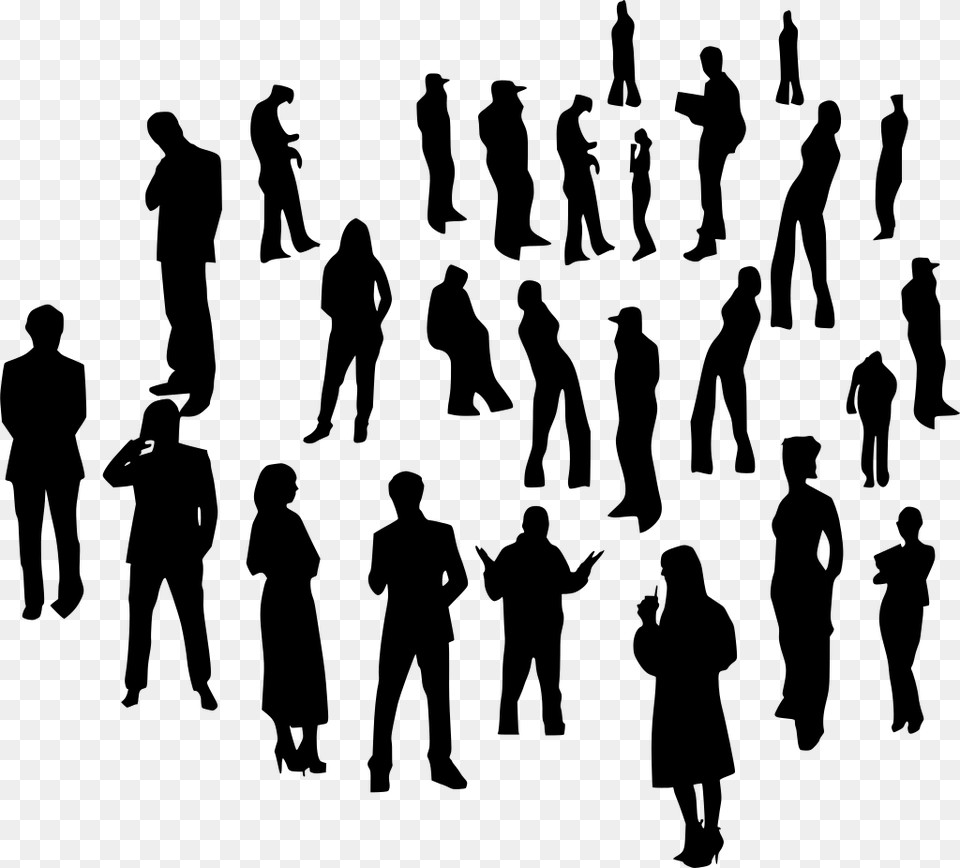 Public Meeting Clipart, Gray Free Png Download