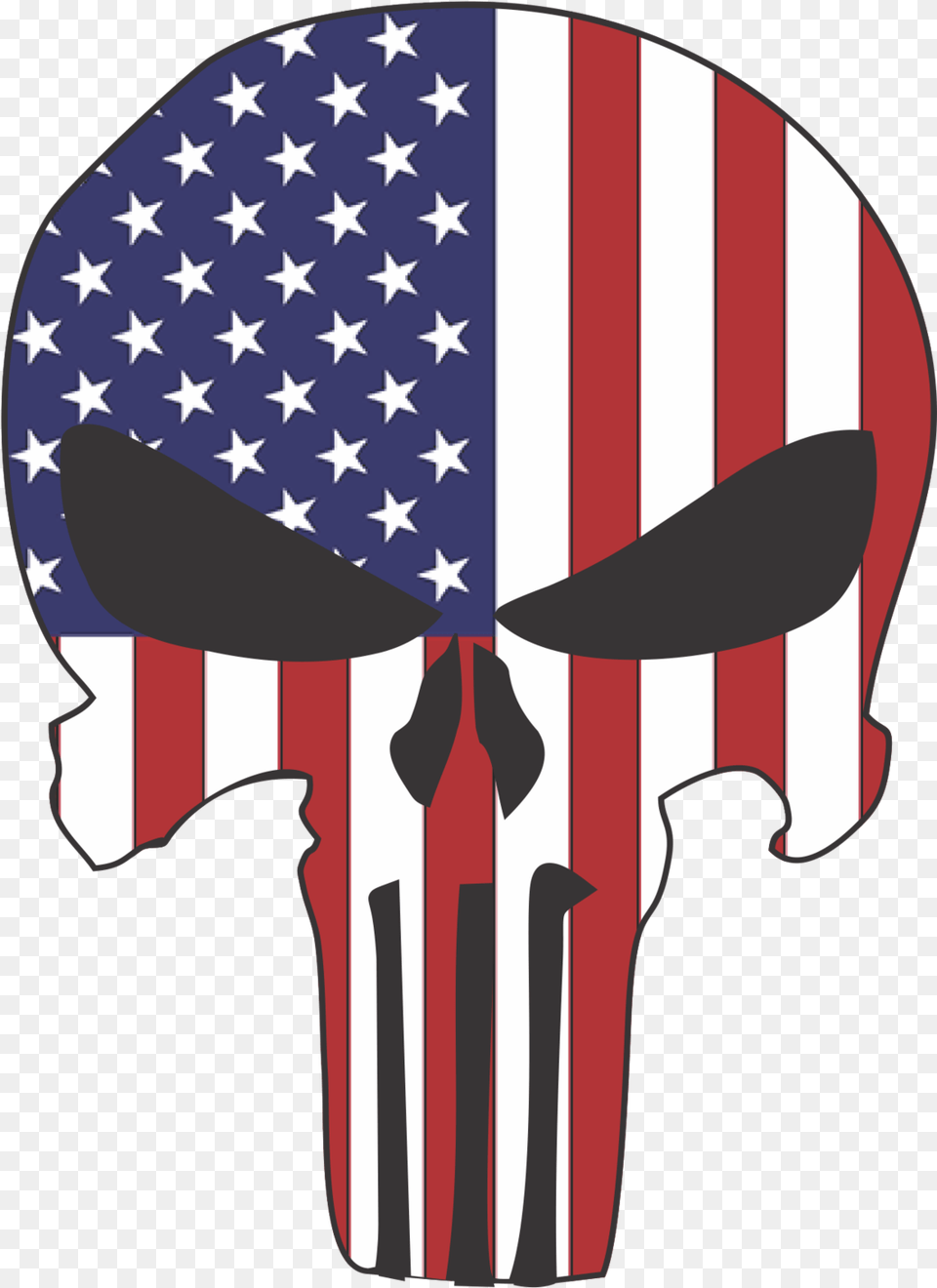 Download Punisher Skull Usa Flag Thin Blue Line Punisher American Flag Punisher Skull, American Flag Png Image