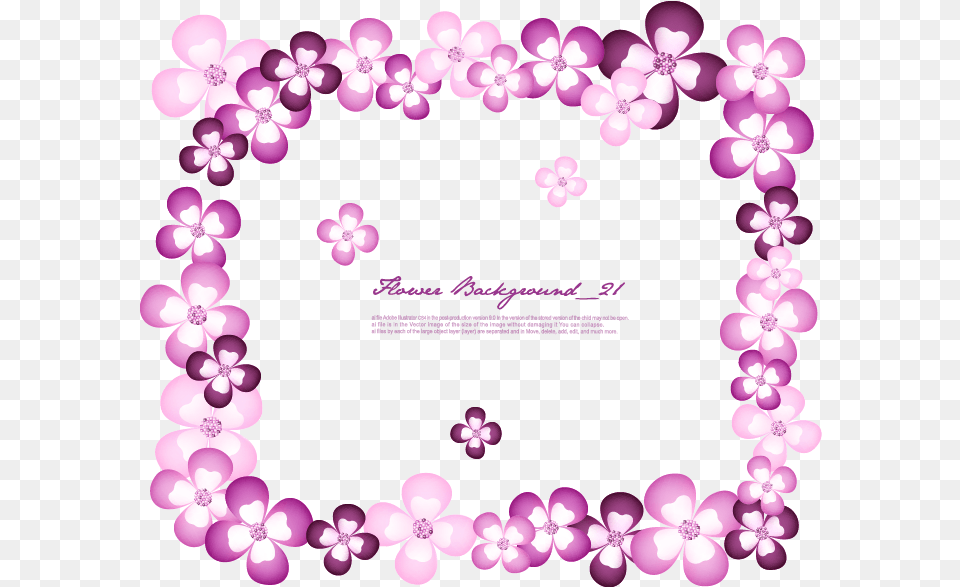 Download Purple Frame Flower Romantic Hd Image Hq Flower, Petal, Plant, Accessories, Jewelry Free Transparent Png