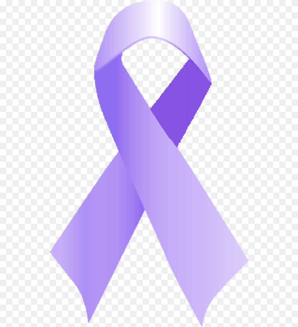 Download Purple Ribbon Clipart Lavender Ribbon For All Light Purple Cancer Ribbon, Adult, Female, Person, Woman Free Transparent Png