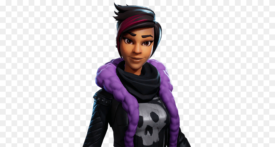 Download Purple Royale Game Video Fortnite Violet Battle Hq Shadow Clan Fornite, Adult, Female, Person, Woman Free Transparent Png