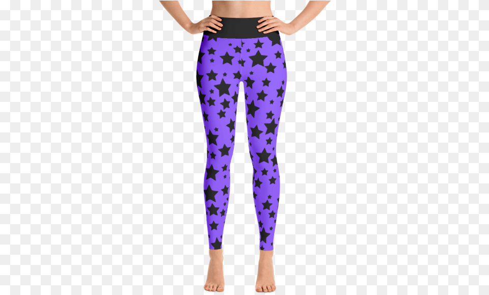 Download Purple Star Yoga Leggings Bordeaux Leggings, Clothing, Hosiery, Pants, Tights Png Image