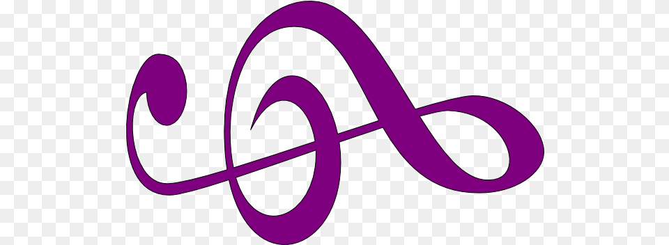 Download Purple Treble Clef Image Purple Musical Notes Clipart, Logo, Text Free Transparent Png