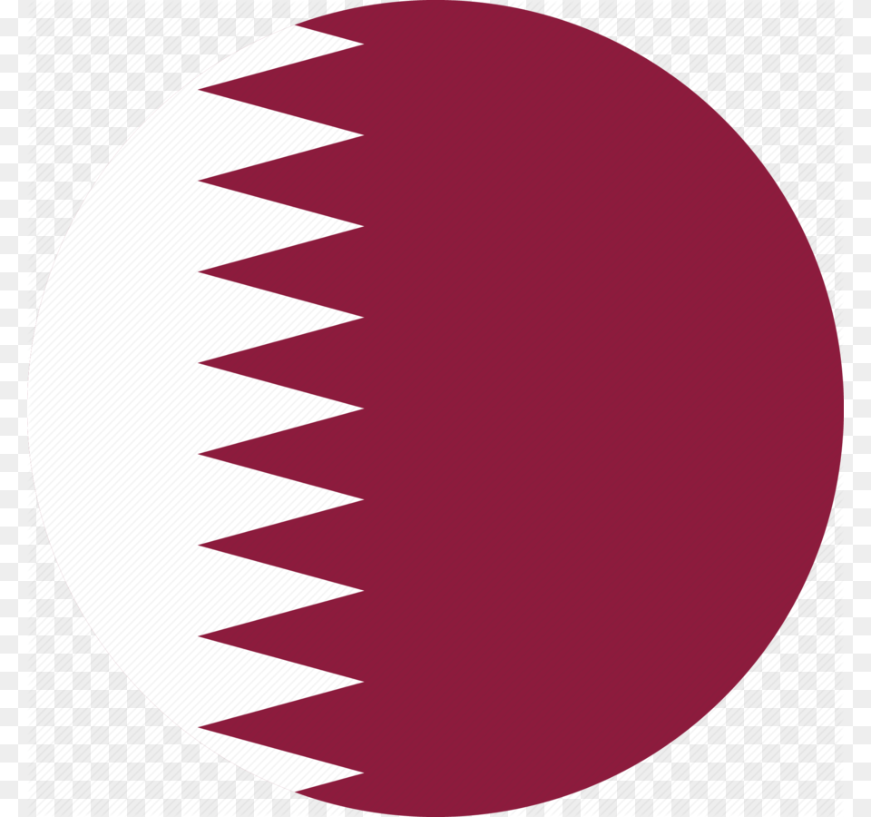 Download Qatar Flag Circle Clipart Flag Of Qatar Flag Red, Home Decor, Oval, Sphere Free Transparent Png
