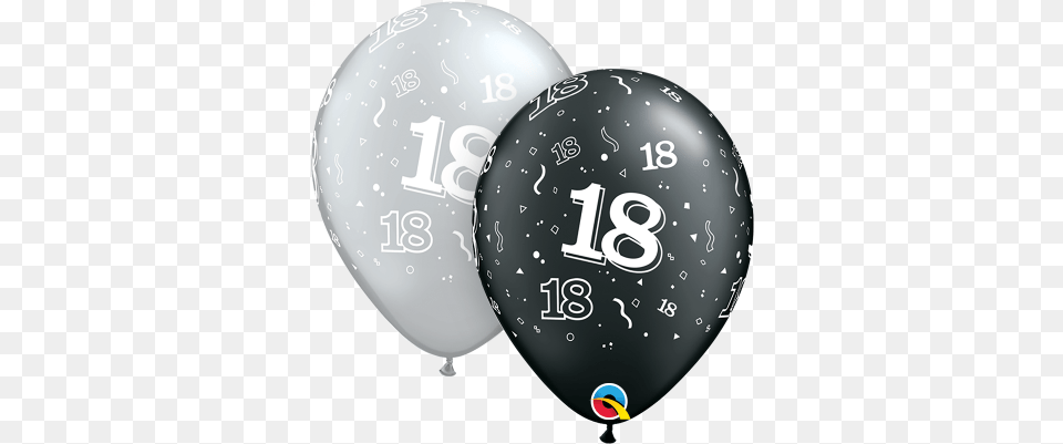 Download Qualatex 18th Birthday Helium Birthday Balloons, Balloon Free Png