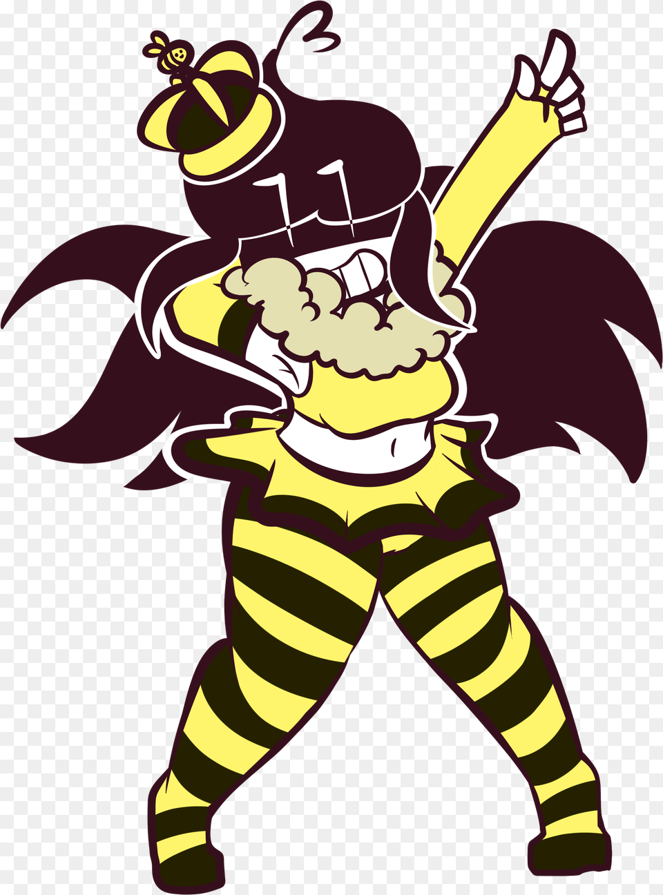 Download Queen Bee Jay Cartoon Full Size Image Pngkit Fan Art Queen Bee Terraria, Animal, Invertebrate, Insect, Wasp Free Transparent Png