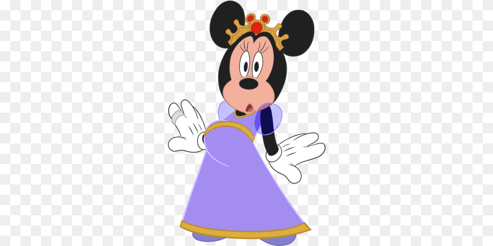 Download Queen Minnie Mouse Pregnant 1 V2 Wiki Full Size Minnie Mouse Pregnant, Cartoon, Nature, Outdoors, Snow Free Transparent Png