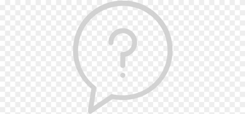 Download Question Icon Circle With No Background Sign, Text, Symbol, Number Png Image