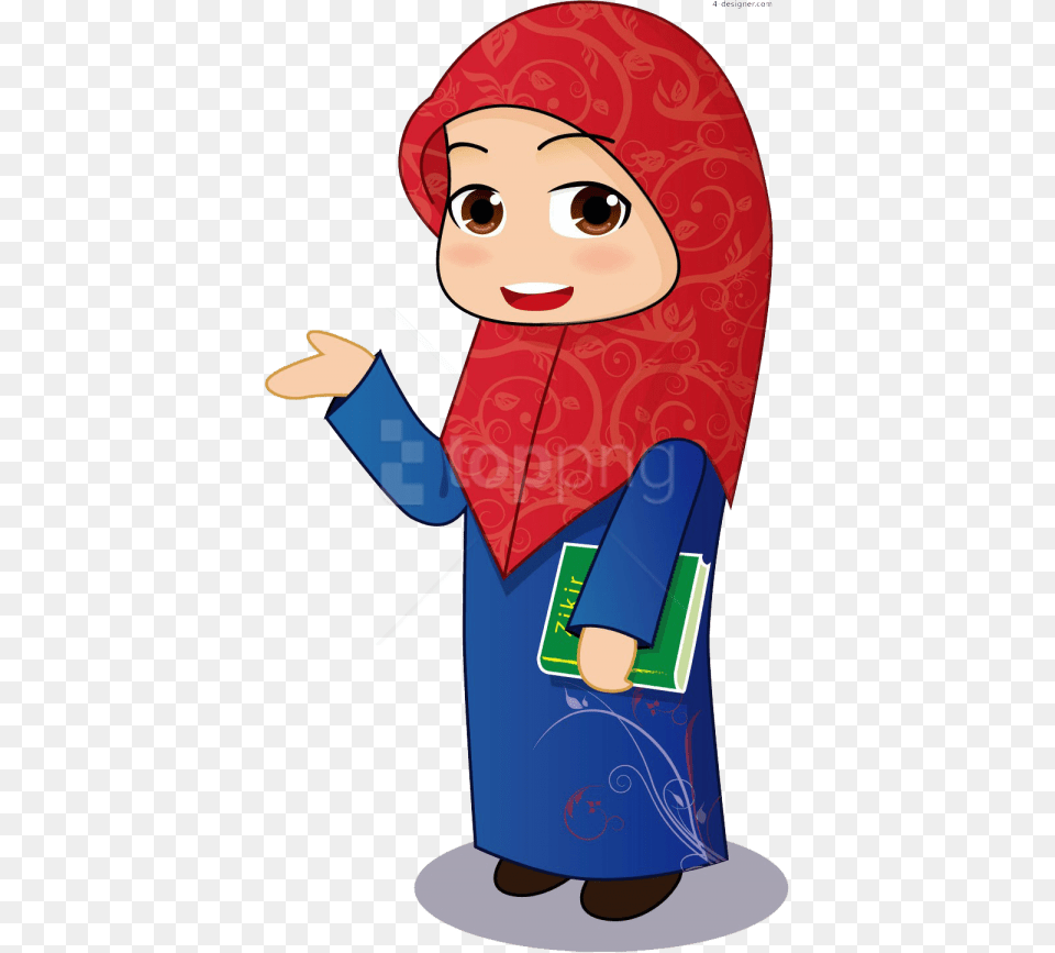 Download Quran Boy Images Background Muslim Girl Clipart, Clothing, Coat, Face, Head Png Image