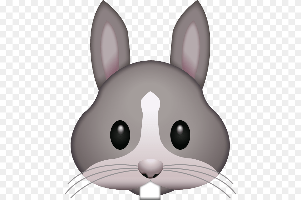 Download Rabbit Face Emoji Emoji Island, Animal, Mammal, Rodent, Appliance Png Image