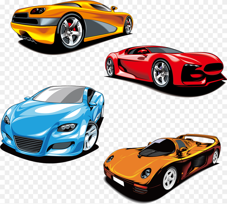 Race Car Clipart Lamborghini Sports Car, Alloy Wheel, Vehicle, Transportation, Tire Free Png Download