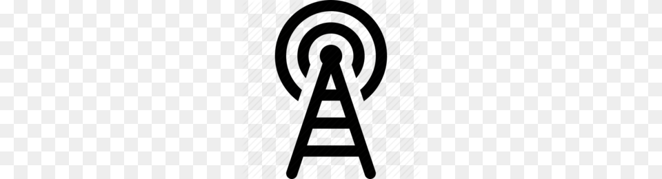 Download Radio Transmitter Icon Clipart Aerials Telecommunications, Person, Silhouette Png