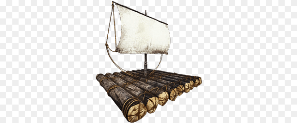 Download Raft Raft, Wood, Boat, Sailboat, Transportation Png Image