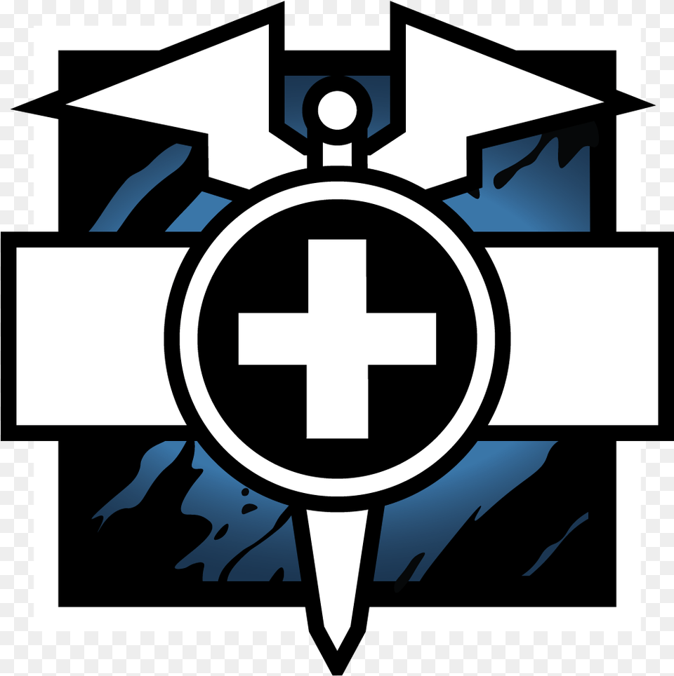 Download Rainbow Emblem Siege Six Video R6 Doc Logo, Cross, Symbol, Bulldozer, Machine Png Image