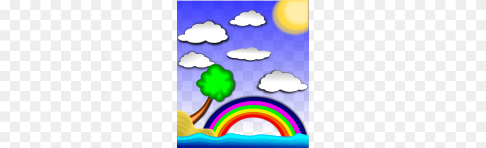 Download Rainbow In The Sky Clipart Computer Icons Clip Art, Graphics, Nature, Outdoors, Light Free Transparent Png