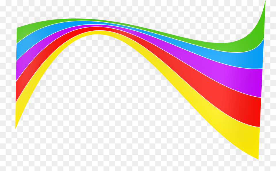 Download Rainbow Ribbon Transparent Bacground Clipart Gay Rainbow Color Vector Transparent, Art, Graphics, Blade, Dagger Free Png