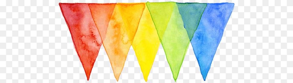 Download Rainbow Watercolor Rainbow Watercolor Rainbow Watercolor Background, Triangle, Paper Png