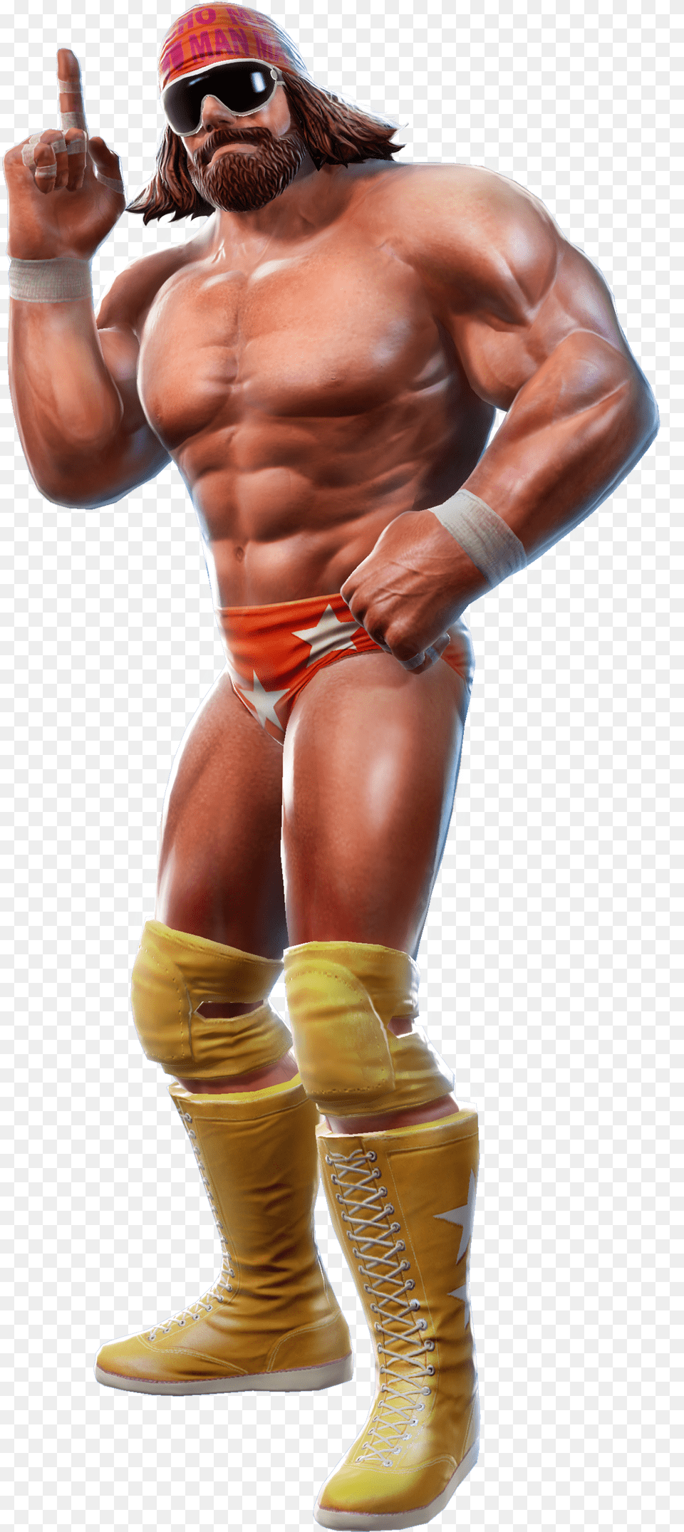 Download Randy Savage File For Macho Man Randy Savage Wwe All Stars, Accessories, Person, Hand, Finger Free Png