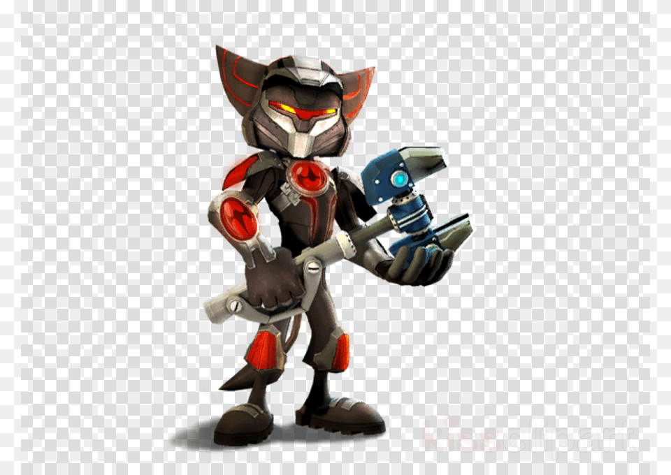 Download Ratchet And Clank A Crack In Time Ratchet Ratchet And Clank A Crack In Time Ectoflux Armor, Robot, Person Png