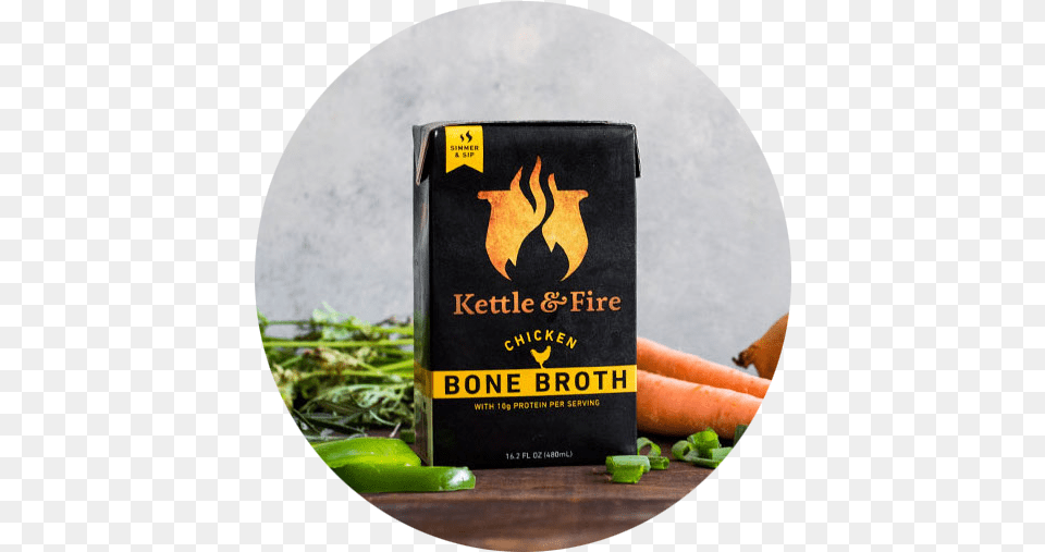 Download Real Food Resources Kettle And Fire Bone Broth Kettle Fire Chicken Bone Broth, Produce Free Transparent Png