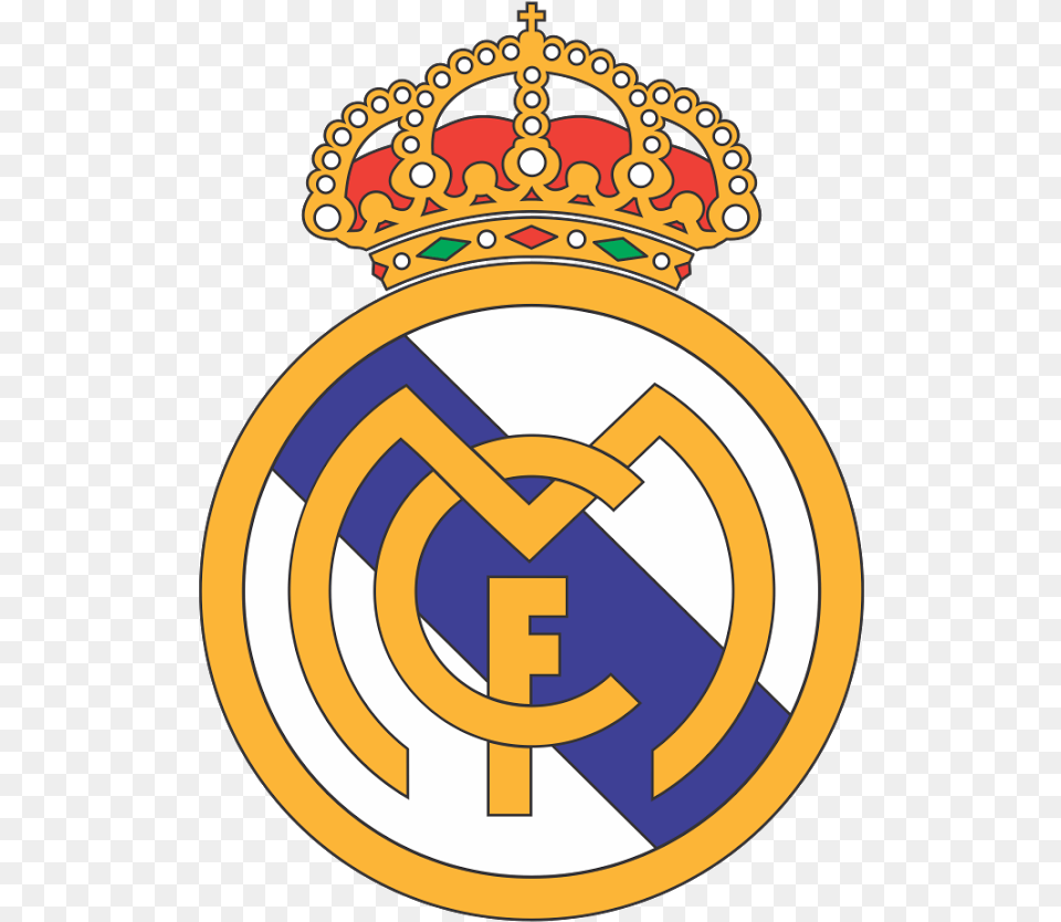 Download Real Madrid Logo Real Madrid Spanish Football, Badge, Symbol, Accessories, Emblem Png Image