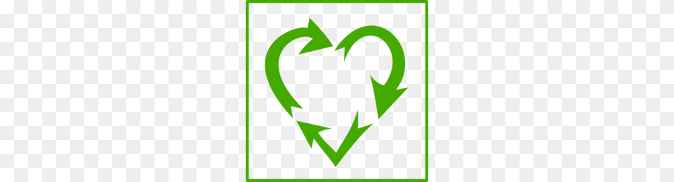 Download Recycle Heart Clipart Recycling Symbol Clip Art Leaf, Recycling Symbol, Person Free Png