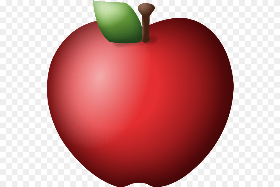 Red Apple Emoji Apple Emoji Transparent, Plant, Produce, Fruit, Food Free Png Download