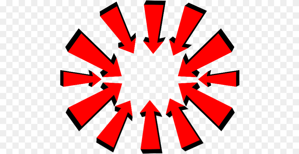 Red Arrow Transparent Simple Flowers Vector Arrow Clip Art, Logo, Symbol Free Png Download