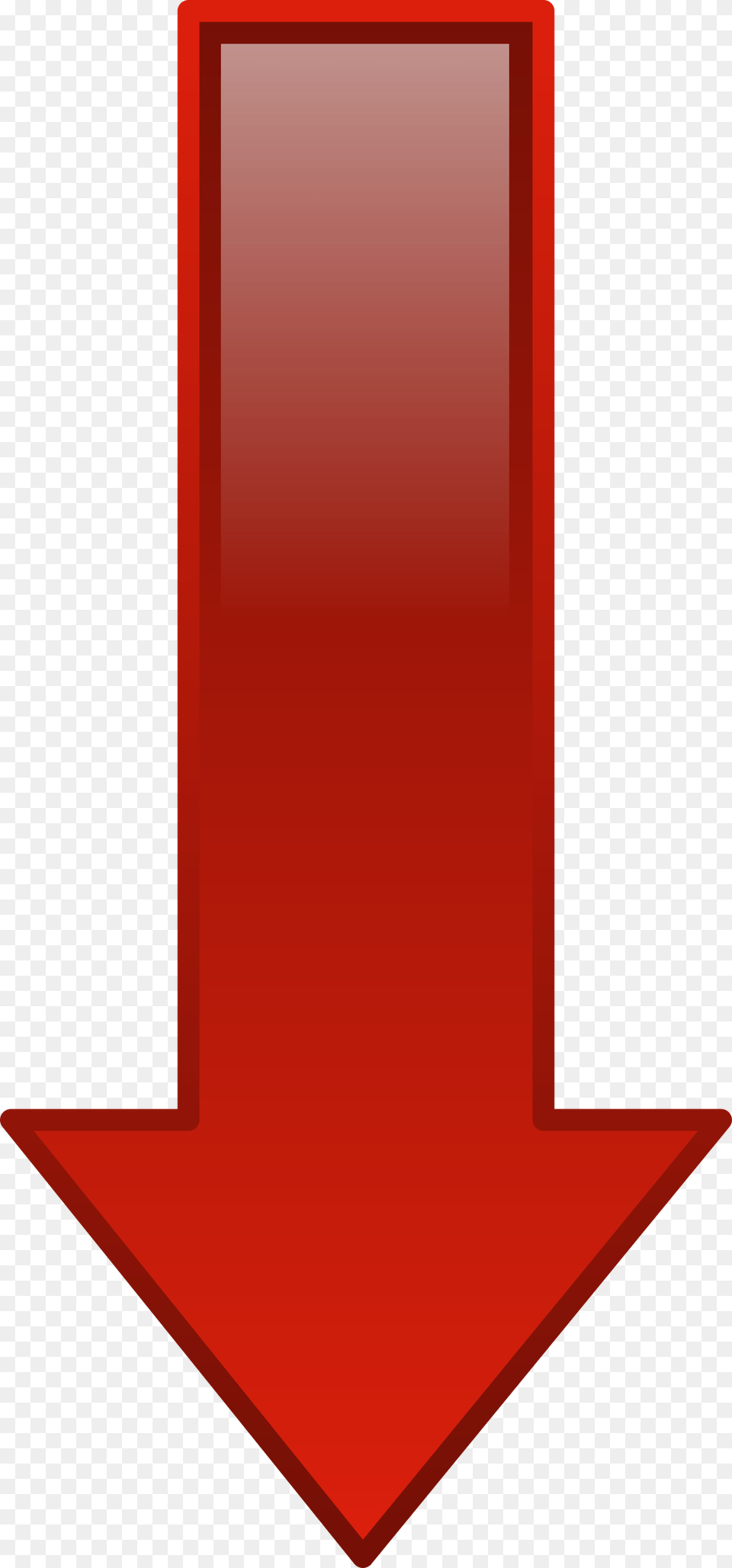 Download Red Big Down Arrow No Background, Logo, Symbol Png Image