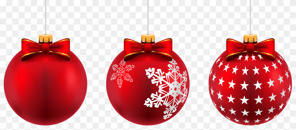 Red Christmas Balls Christmas Red Ball, Accessories, Ornament, Christmas Decorations, Festival Free Png Download