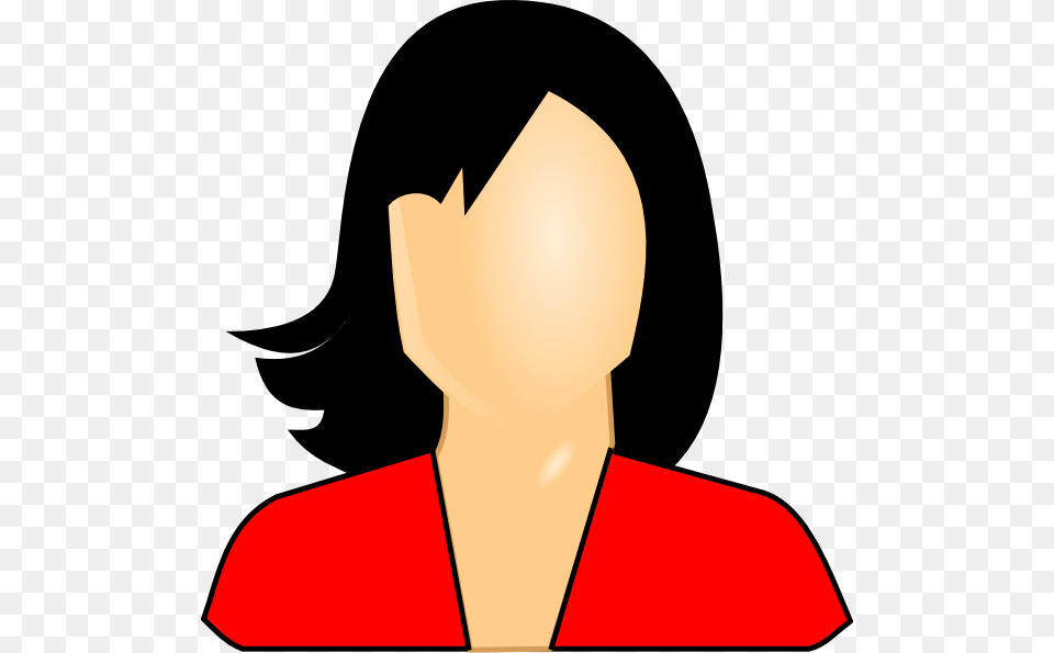 Download Red Female Icon Clipart, Adult, Person, Neck, Head Free Png