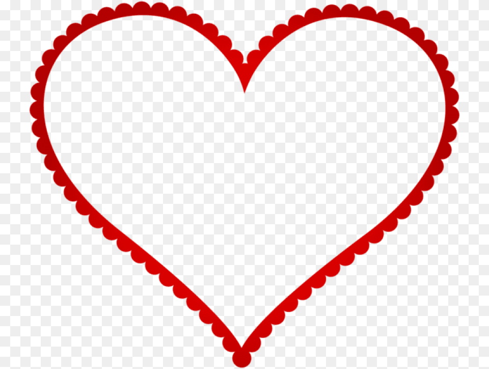 Download Red Heart Border Frame Clipart Heart Border Clipart Free Transparent Png