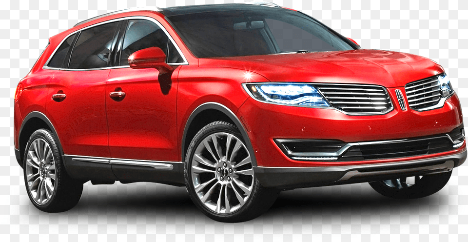 Download Red Lincoln Mkx Car 2018 Lincoln Suv Mkc, Wheel, Vehicle, Transportation, Spoke Free Png