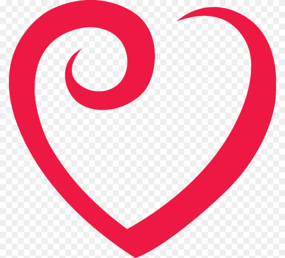 Download Red Outline Heart Image Emblem Png