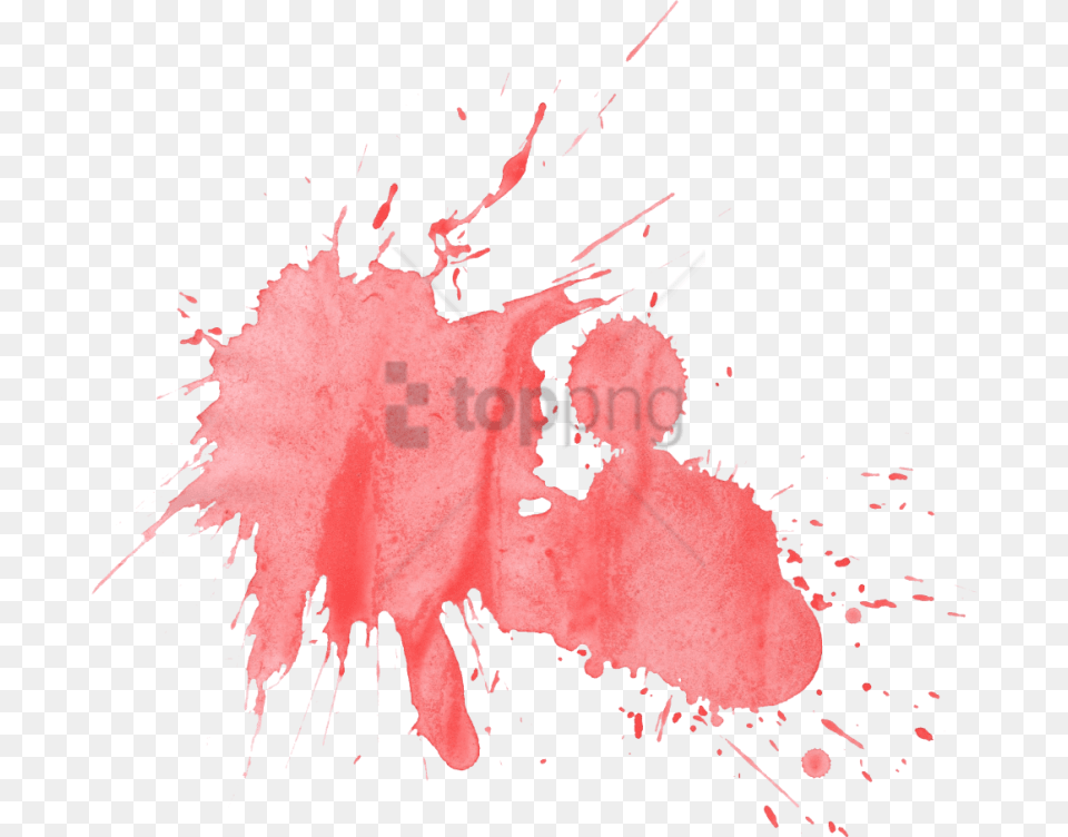 Red Paint Splash Images Background Watercolor Painting, Stain, Baby, Person Free Png Download