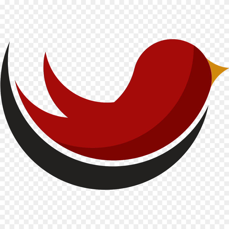 Download Red Robin Bird Logo Image Red Robin Logo Bird, Food, Fruit, Plant, Produce Free Png