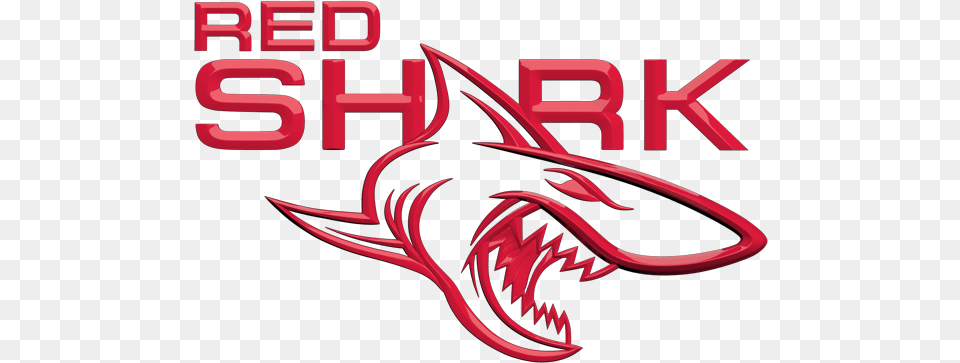 Download Red Shark Logo By Woodson Red Sharks Logo, Dynamite, Weapon Png